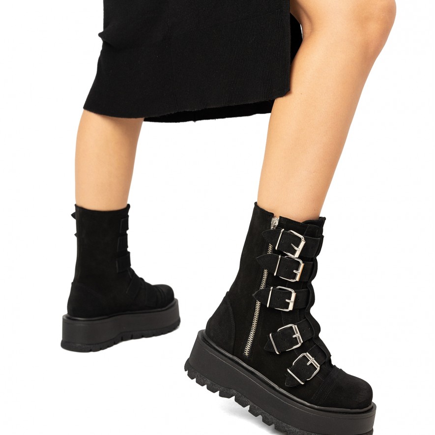        Ghete - Luna - Velur Black